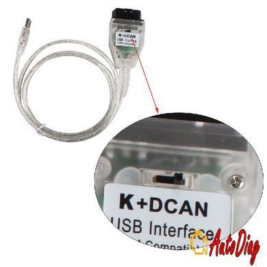 Адаптер BMW INPA K + DCAN USB FTDI c перемикачем