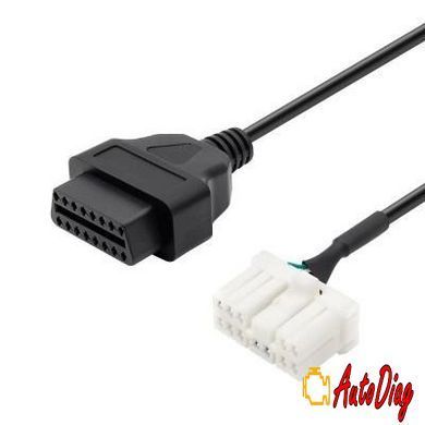 Перехідник OBD II - Tesla 12 PIN (Tesla Model S 2013-2015)