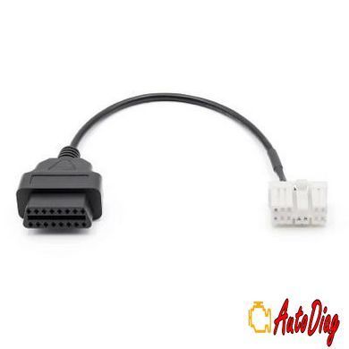 Перехідник OBD II - Tesla 12 PIN (Tesla Model S 2013-2015)