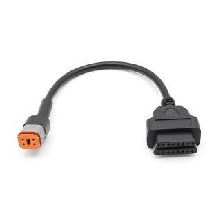 Перехідник для мотоцикла Harley Davidson 4pin на 16Pin OBD2