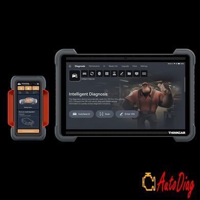 Автосканер Thinkcar Thinktool Expert 399 з підтримкою ШІ (легкові, гібриди, електро, вантажні авто)
