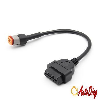 Перехідник для мотоцикла Harley Davidson 4pin на 16Pin OBD2