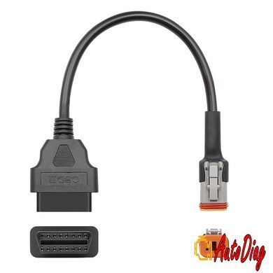 Перехідник для мотоцикла Harley Davidson 4pin на 16Pin OBD2