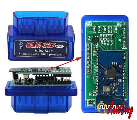 Діагностичний авто сканер ELM327 OBD2 Super mini Bluetooth чіп pic18f25k80  Версія 1.5 100%