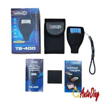 Товщиномір фарби Profiline TG-400 (3000мкм, Fe/Zn/NFe/Putty)
