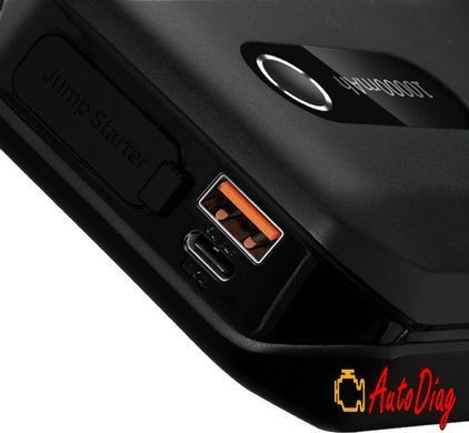 Пуско-зарядний пристрій Baseus Super Energy Air Car Jump Starter 1000A 10 000 mAh Black (BS-CH001)
