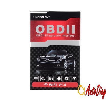 Автосканер OBD2 ELM 327 v1.5 KINGBOLEN Wi-Fi (PIC18F25K80)