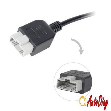 Переходник OBD2 Honda 5 pin для подключения диагностики к авто Honda (5pin - 16pin)