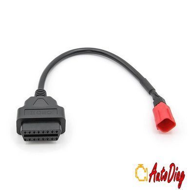 Перехідник для мотоцикла HONDA 6 PIN на OBD2