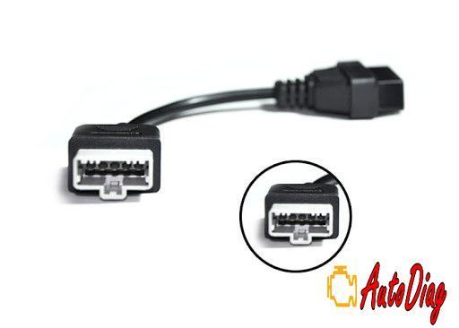 Переходник OBD2 Honda 5 pin для подключения диагностики к авто Honda (5pin - 16pin)