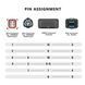 Перехідник YAMAHA 3- 4 pin + honda 6 pin універсальний адаптор 16Pin OBD2 OBDII