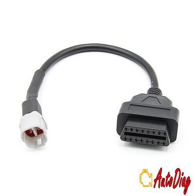 Перехідник OBD2 для мотоциклів YAMAHA 4pin (4-КОНТАКТНИЙ)