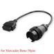 Перехідник Mercedes Benz 38 pin на 16 pin OBD2 (повна розпіновка)