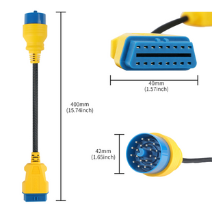 Перехідник для діагностики AUTOOL BMW 20 pin на OBD2 40cm