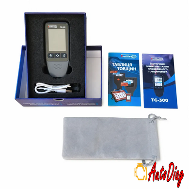 Товщиномір фарби Profiline TG-300 (3000мкм, Fe/Zn/NFe/Putty)