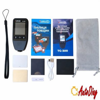 Товщиномір фарби Profiline TG-300 (3000мкм, Fe/Zn/NFe/Putty)