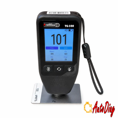 Товщиномір фарби Profiline TG-300 (3000мкм, Fe/Zn/NFe/Putty)