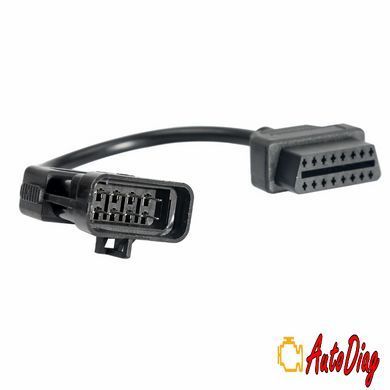 Перехідник Opel 10pin в OBD2 16 pin