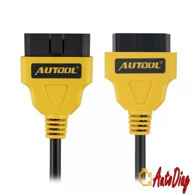 Кабель удлинитель OBD2 AUTOOL 1.5м для подключения диагностических сканеров