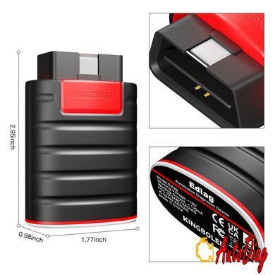 Мультимарочный диагностический сканер KINGBOLEN EDIAG + LVS Scan Pro