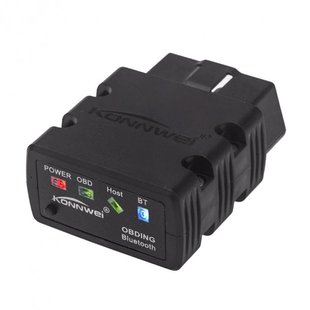 Діагностичний сканер KONNWEI KW902 OBD2 Black Bluetooth 5.0 для Android та IOS Pic18f25k80