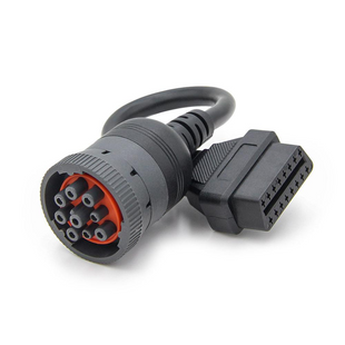 Перехідник OBD2 16 pin на 9pin КАМАЗ, КАВЗ, ПАЗ, Cummins truck (J1939)
