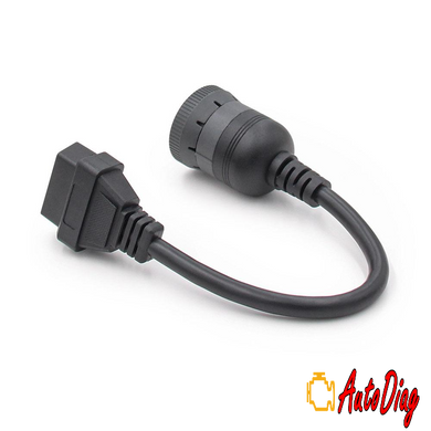 Перехідник OBD2 16 pin на 9pin КАМАЗ, КАВЗ, ПАЗ, Cummins truck (J1939)
