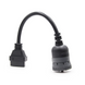 Перехідник OBD2 16 pin на 9pin КАМАЗ, КАВЗ, ПАЗ, Cummins truck (J1939)