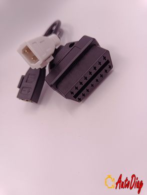 УЦЕНКА!!! Переходник с OBD2 16pin мама на VAG 2x2pin 2+2pin VW AUDI папа