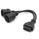 Перехідник Deutsch OBD2 - 6pin + 9pin (JCB/CAT/ALLISON/JOHN DEERE/CUMMINS/МАЗ/ПАЗ/КАМАЗ)