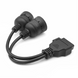 Перехідник Deutsch OBD2 - 6pin + 9pin (JCB/CAT/ALLISON/JOHN DEERE/CUMMINS/МАЗ/ПАЗ/КАМАЗ)
